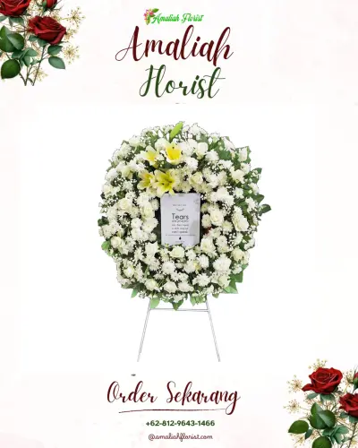 Krans Bunga Duka Cita di Pengajaran